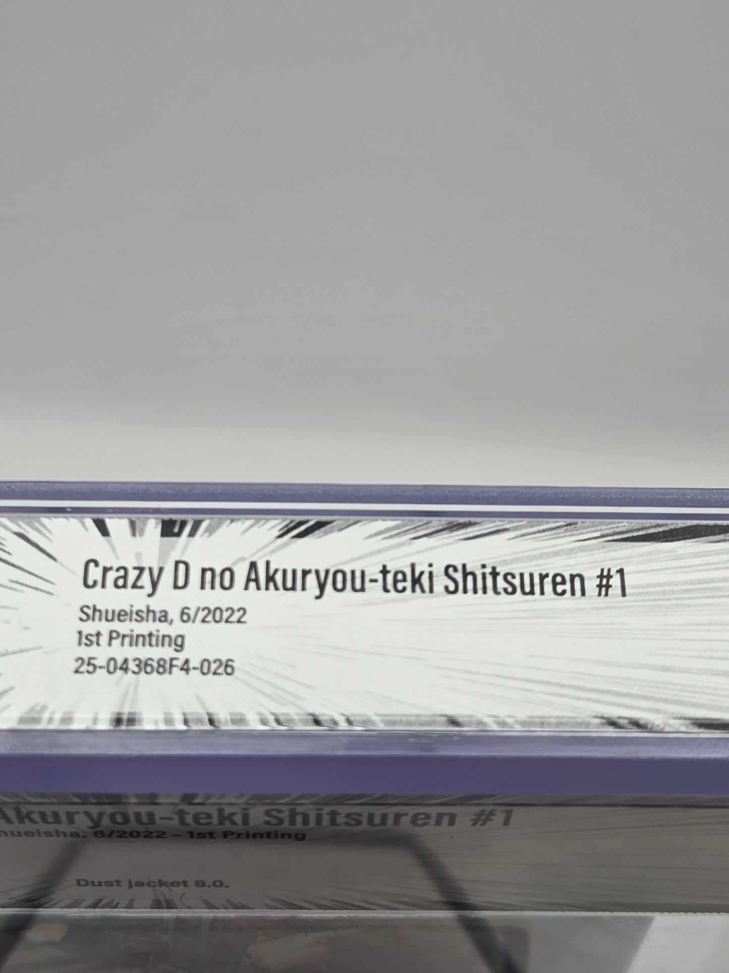 JoJo Diamond is Unbreakable Vol. 1 BGS 9.2 Japanese Manga-Graded Manga-West Blue Collectibles