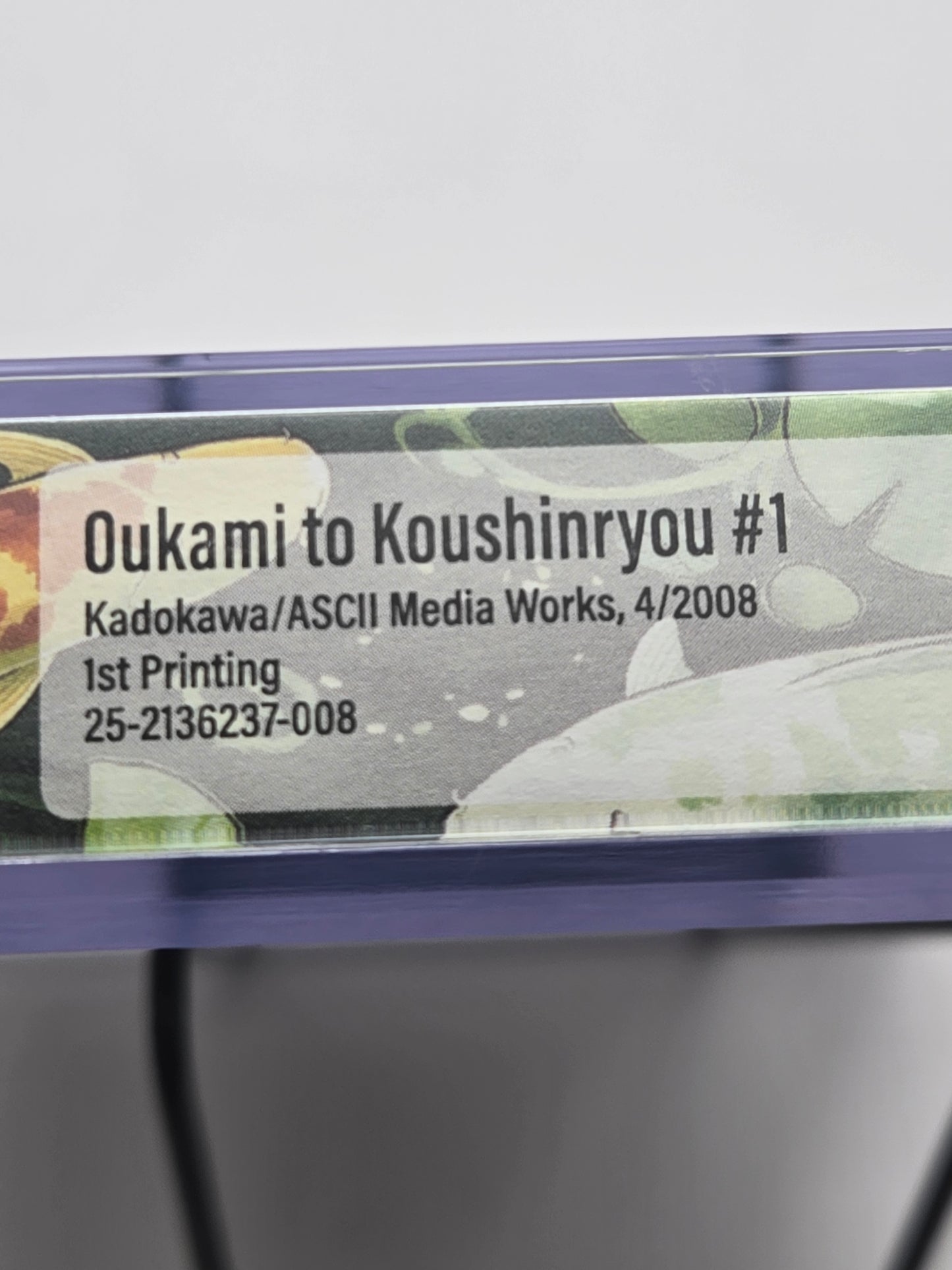 Spice and Wolf Vol. 1 BGS 9 Japanese Manga w/Obi