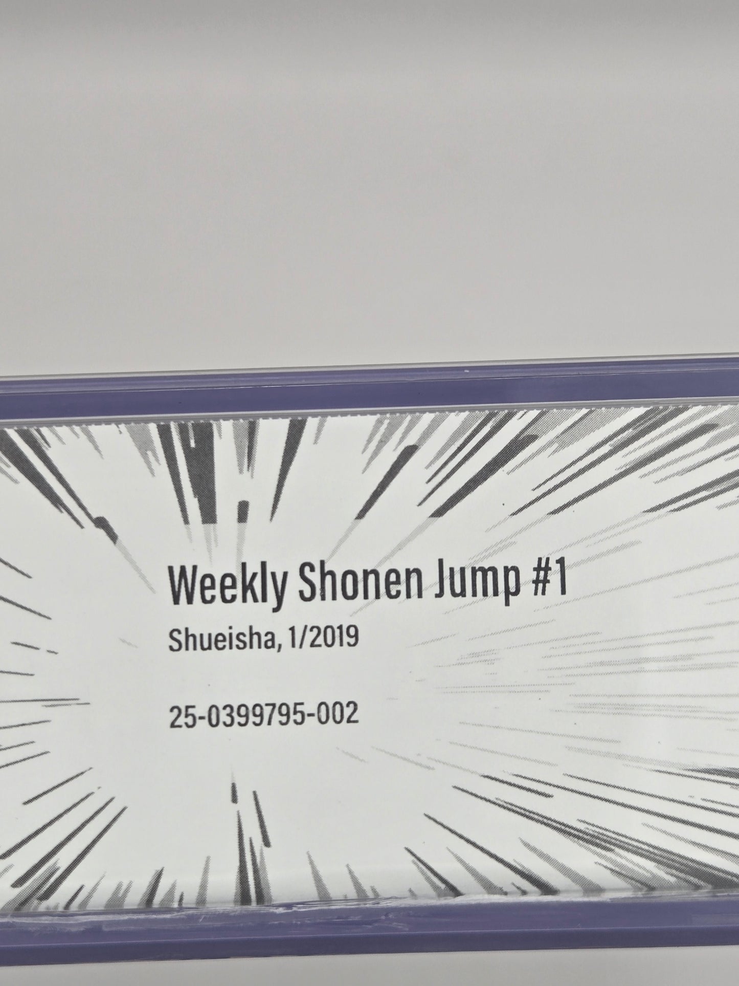 1st Apperance of Chainsaw man! BGS 9 Weekly Shonen Jump 2019 Vol. 1 Japanese Manga