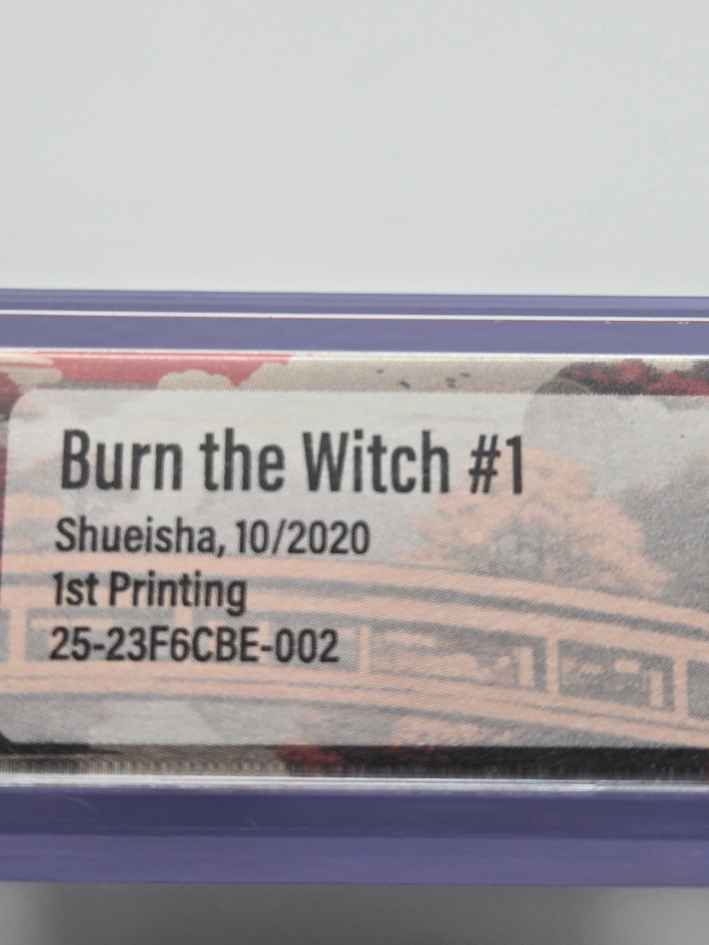 Burn the Witch Vol. 1 BGS 9.6 Japanese Manga w/Obi
