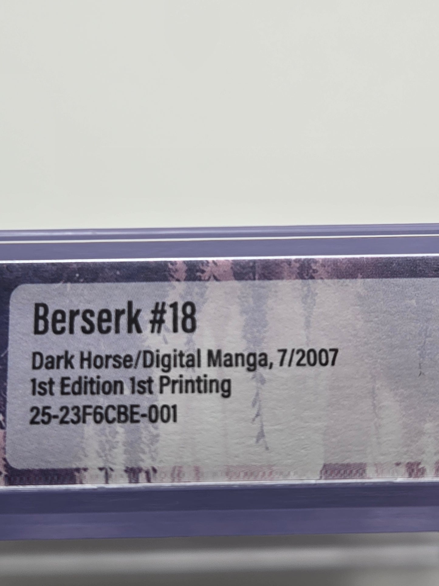 Berserk Vol. 18 BGS 8.5 English Graded Manga