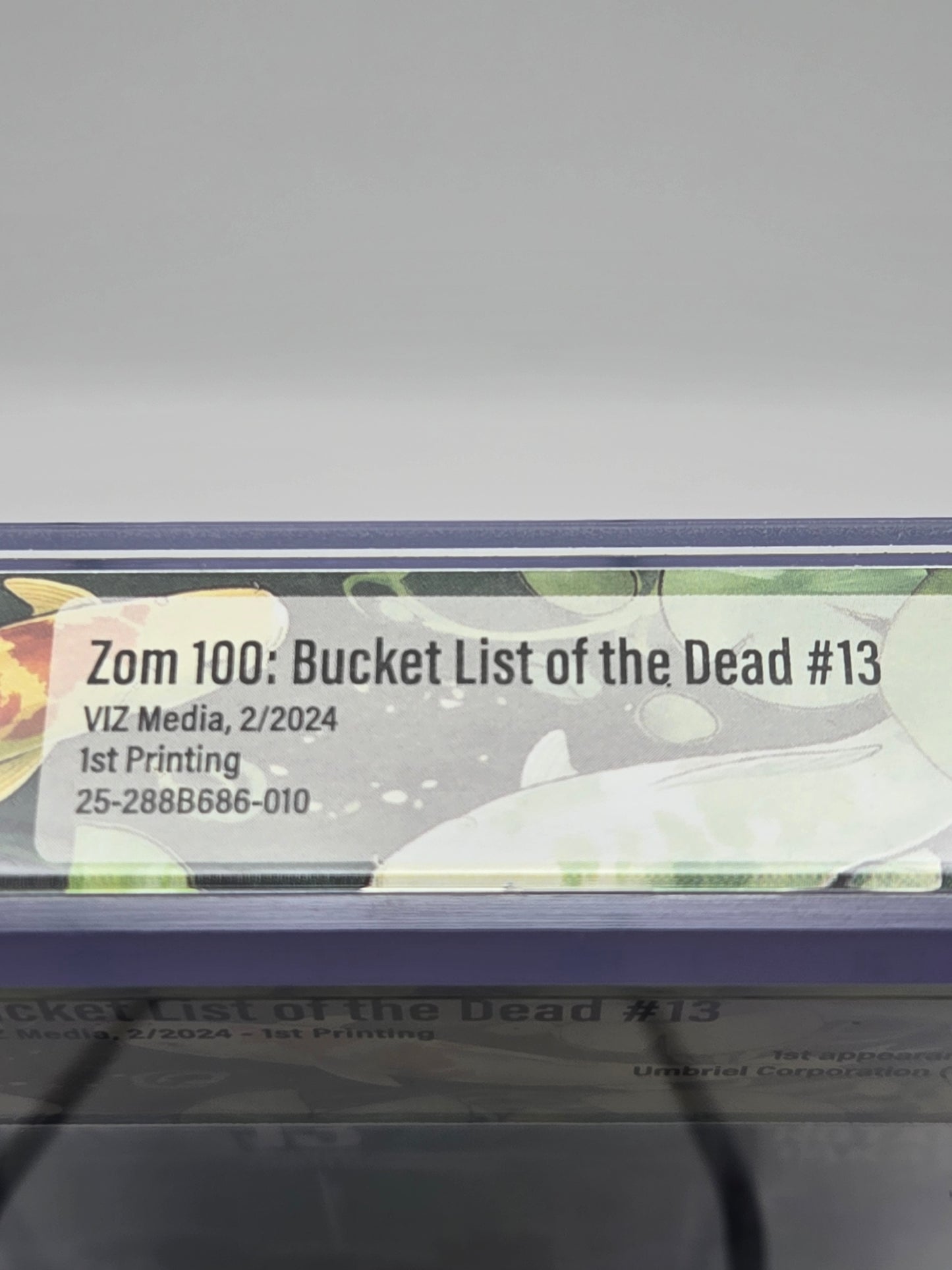 Zom 100 is Vol. 13 BGS 9.4 English Graded Manga