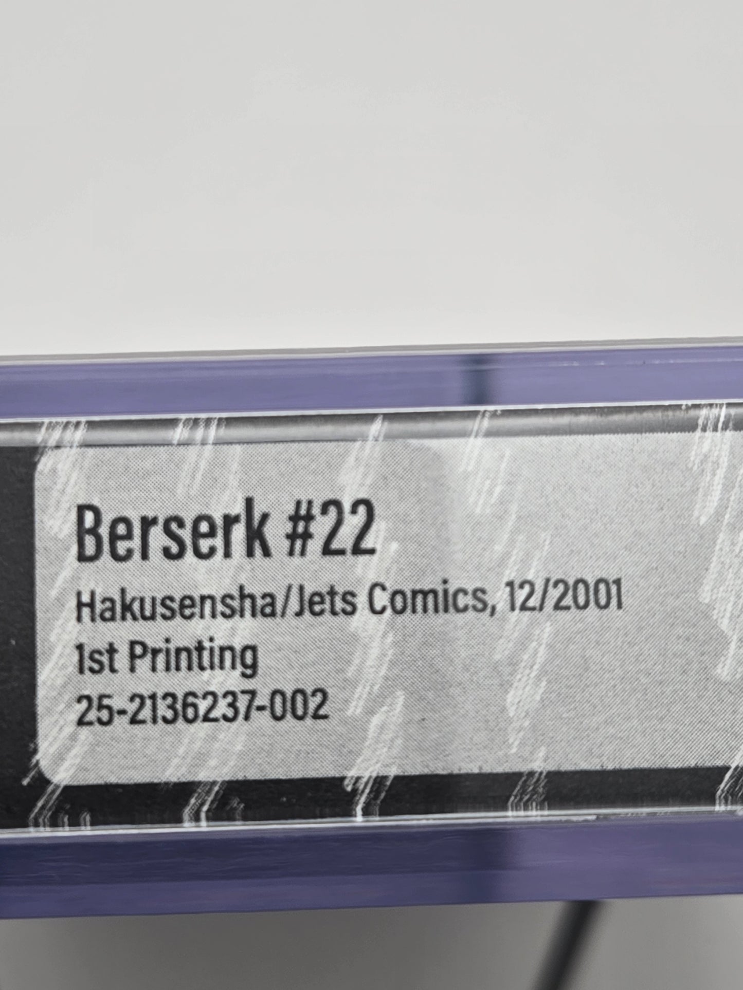 Berserk Vol. 22 BGS 9.6 Japanese Manga w/Obi