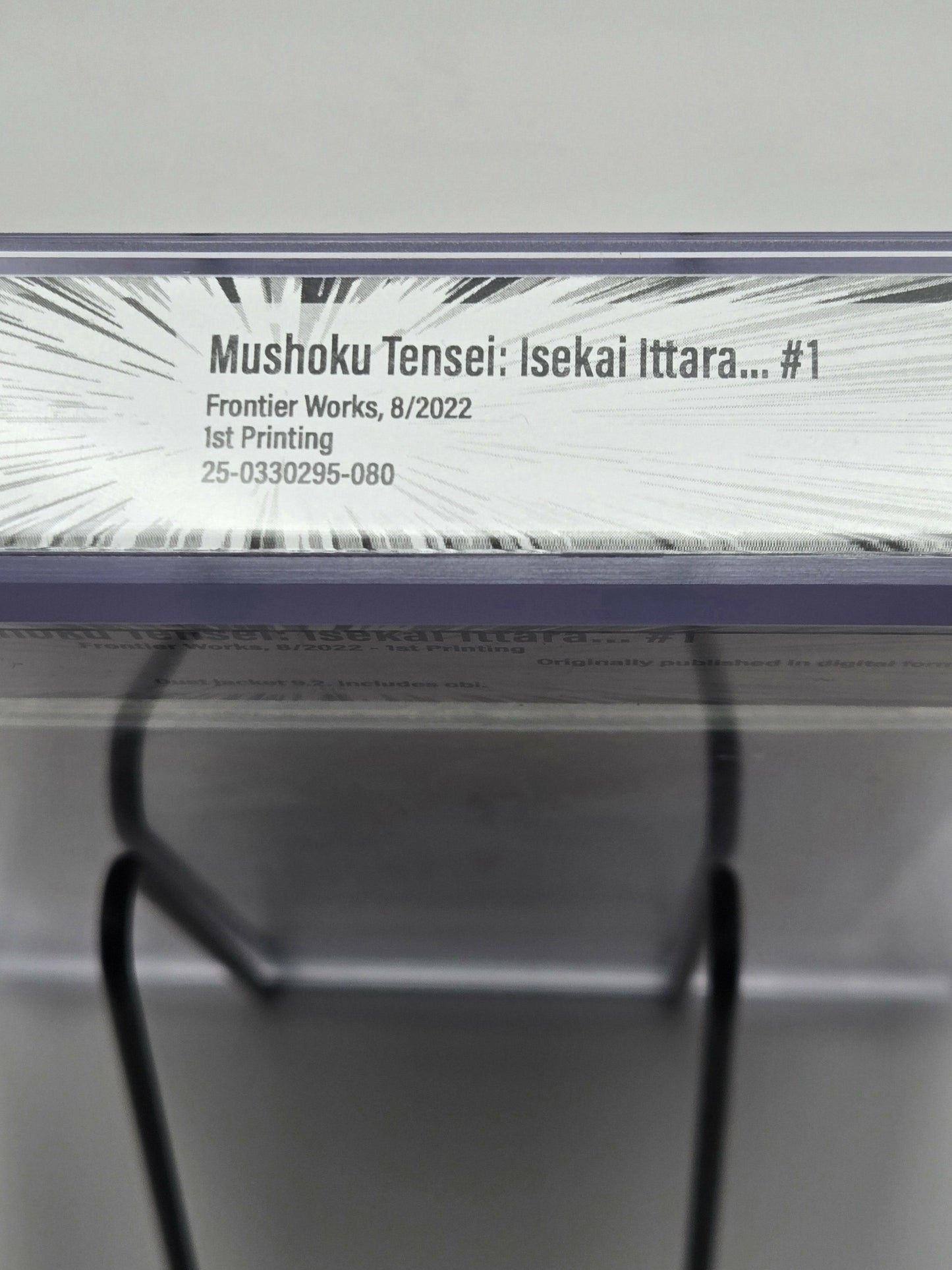 Mushoku Tensei: Isakai Ittara Vol. 1 BGS 9.6 Japanese Manga w/Obi-Graded Manga-West Blue Collectibles