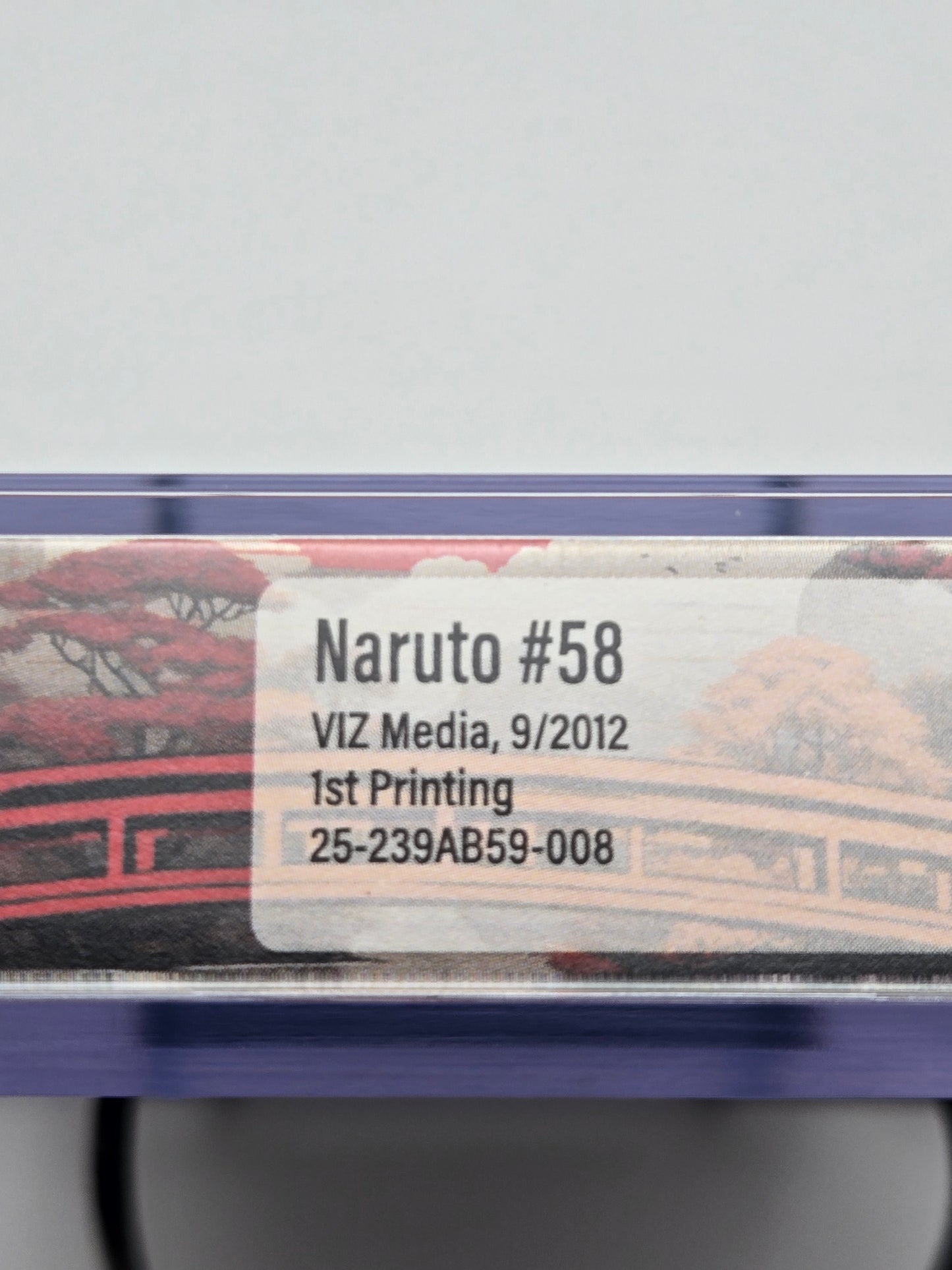 Naruto Vol. 58 BGS 9 English Graded Manga