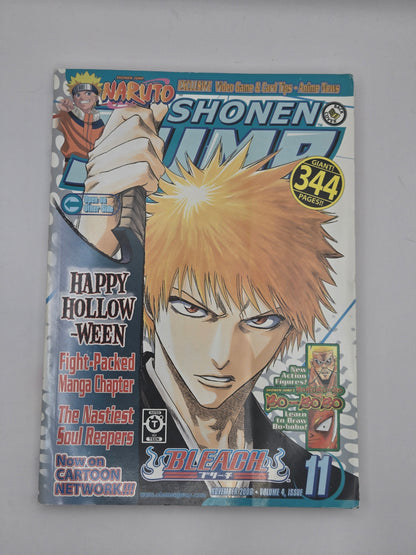Shonen Jump English Magazine Viz 2006 Choose your own cover with Naruto/Bleach, Nov 2006, Volume 4