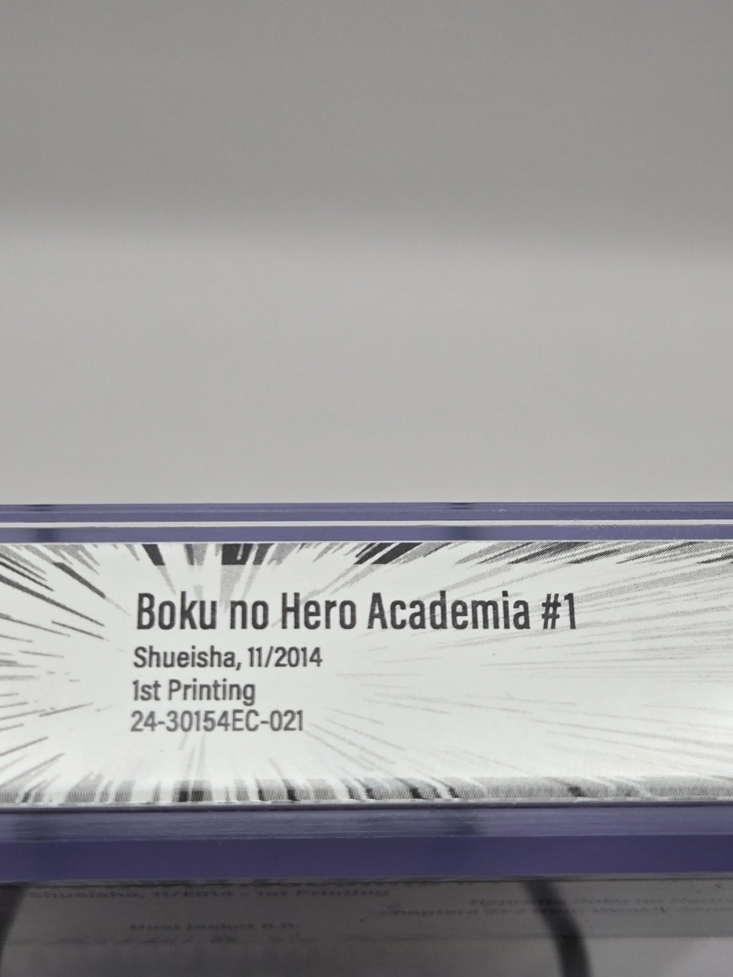 My Hero Academia Vol. 1 BGS 9.4 Japanese Manga