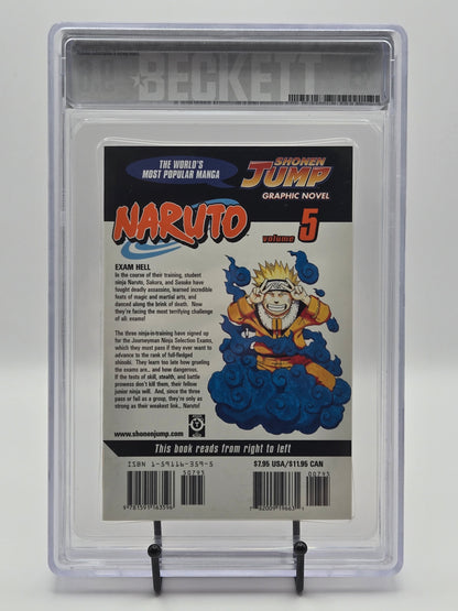Naruto Vol. 5 BGS 9.6 English Graded Manga