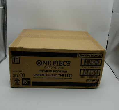 One Piece English TCG: The Best Premium Booster Box Case PRB-01