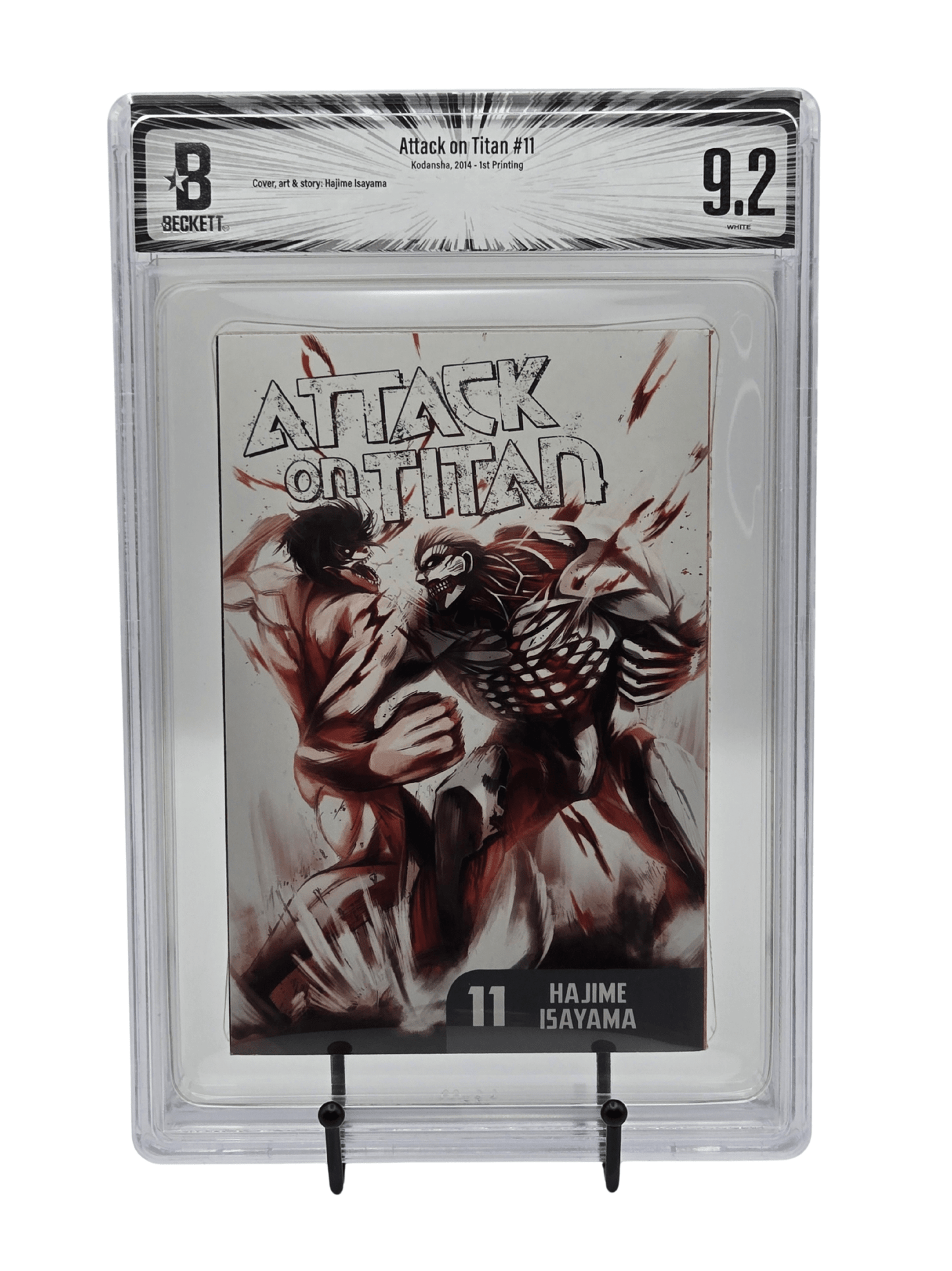 Attack on Titan Vol. 11 BGS 9.2 English Graded Manga