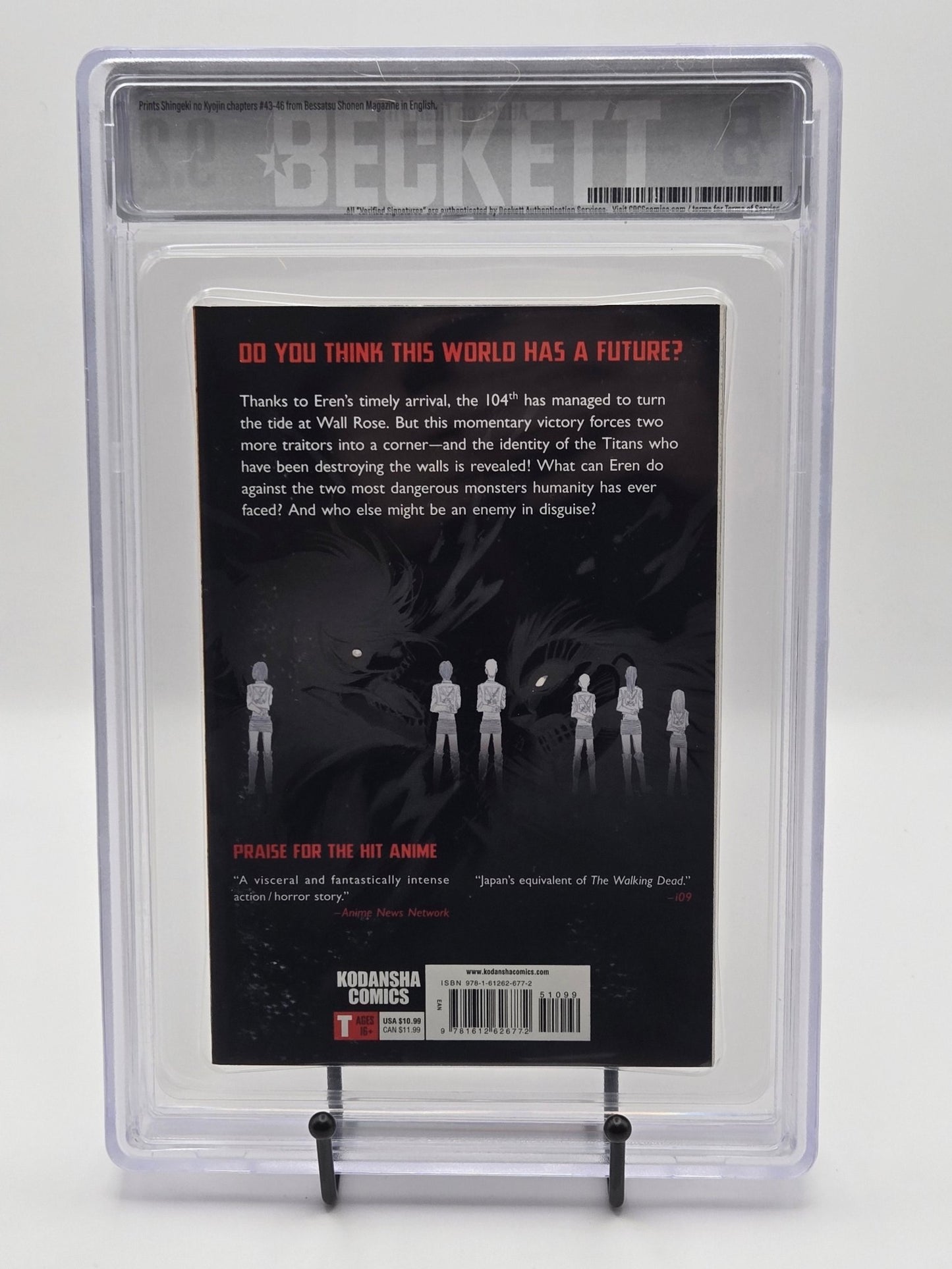 Attack on Titan Vol. 11 BGS 9.2 English Graded Manga