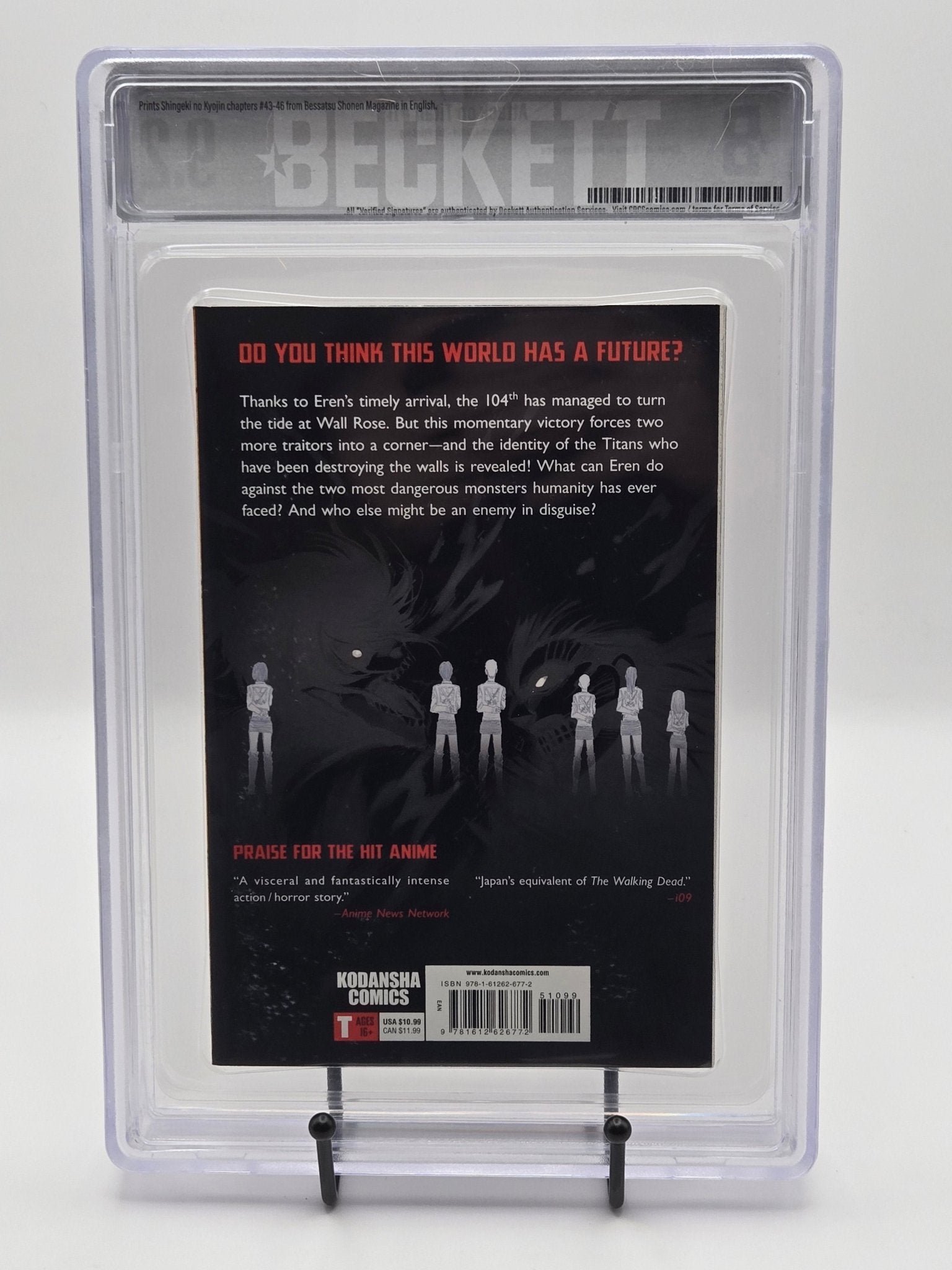 Attack on Titan Vol. 11 BGS 9.2 English Graded Manga