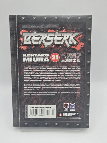 Berserk Vol 21 1st Printing English Manga (Very Fine)