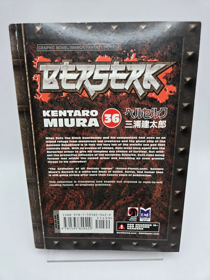 Berserk Vol 36 1st Printing English Manga (Near Mint)