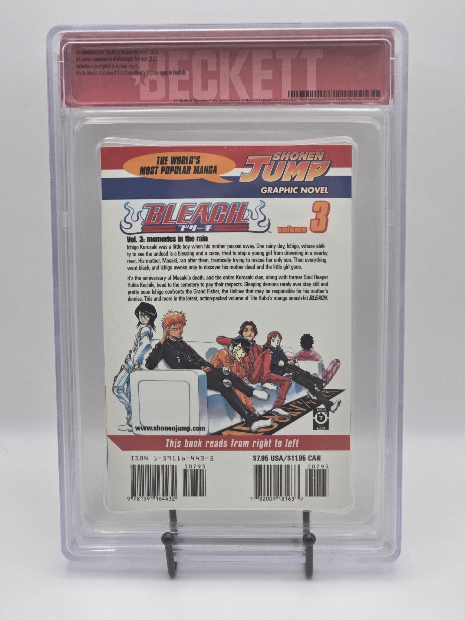 Bleach Vol. 3 BGS 7 English Graded Manga