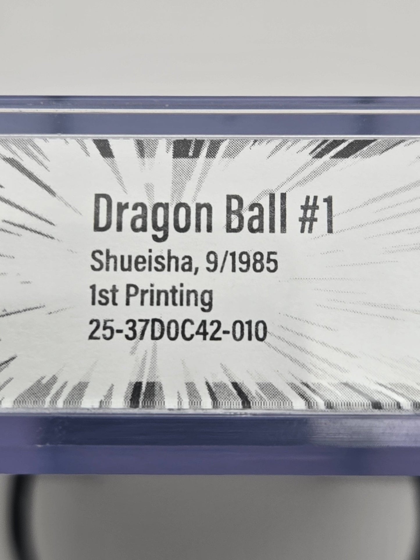 Dragon Ball Vol. 1 BGS 8 Japanese Manga