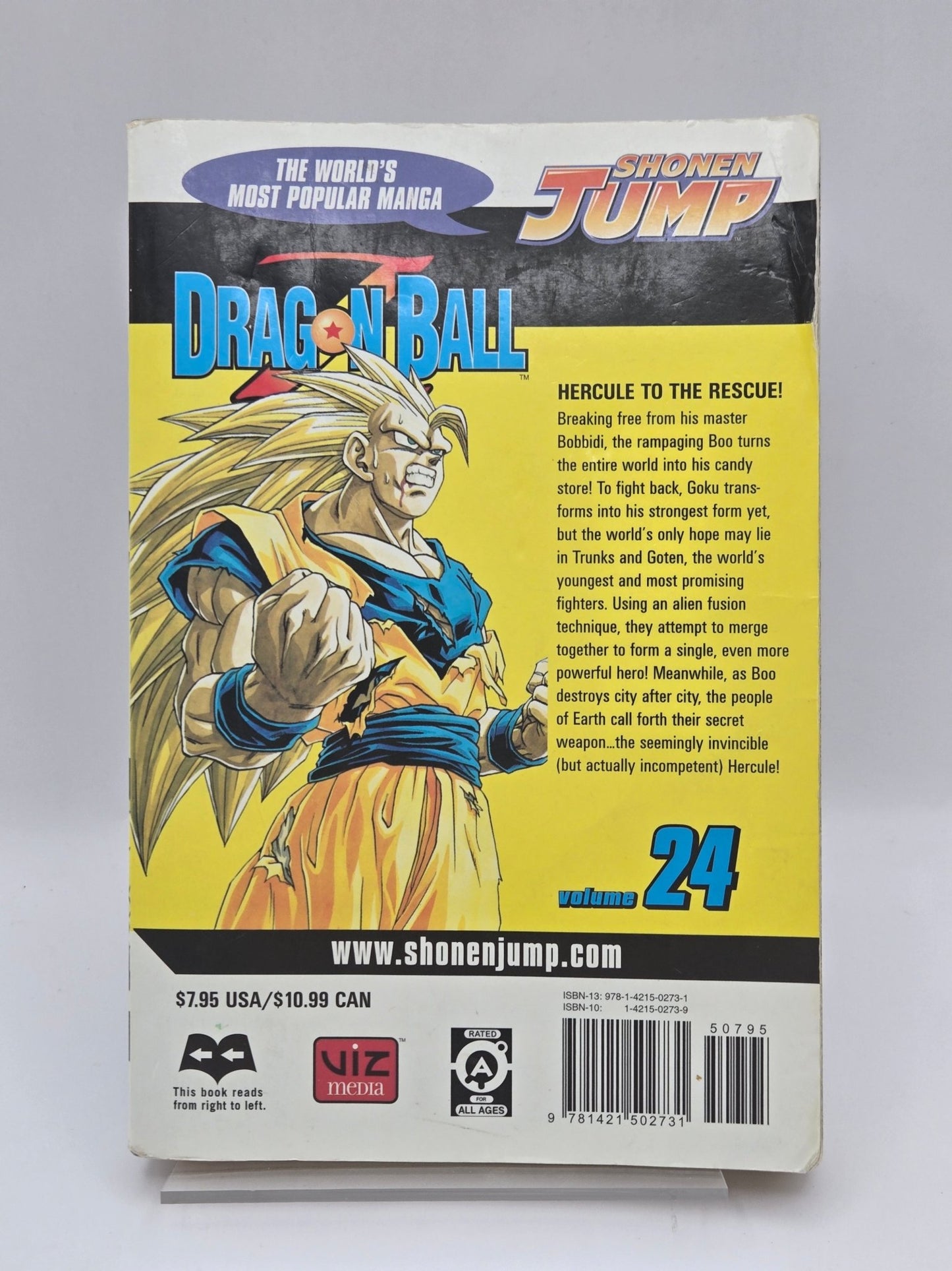 Dragon Ball Z Vol 24 1st Printing English Manga (Poor)
