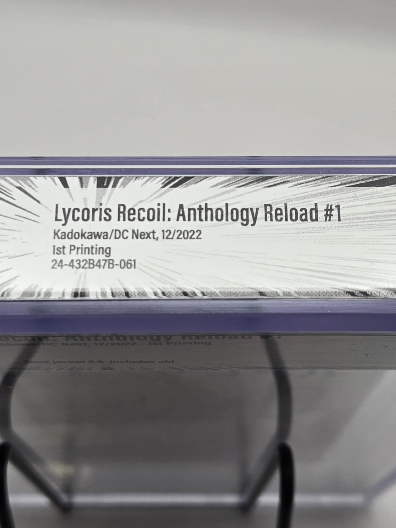 Lycoris Recoil: Anthology Reload Vol. 1 BGS 9.6 Japanese Graded Manga