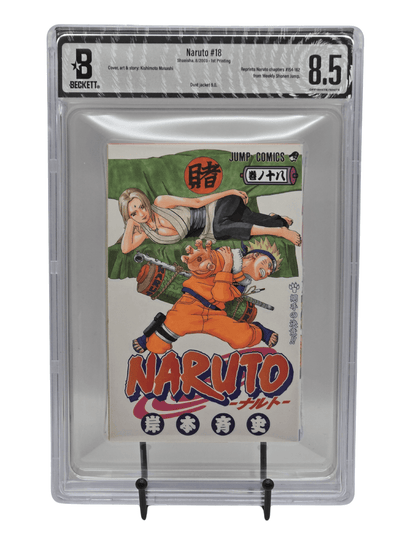 Naruto Vol. 18 BGS 8.5 Japanese Graded Manga