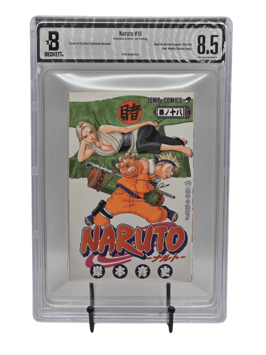 Naruto Vol. 18 BGS 8.5 Japanese Graded Manga