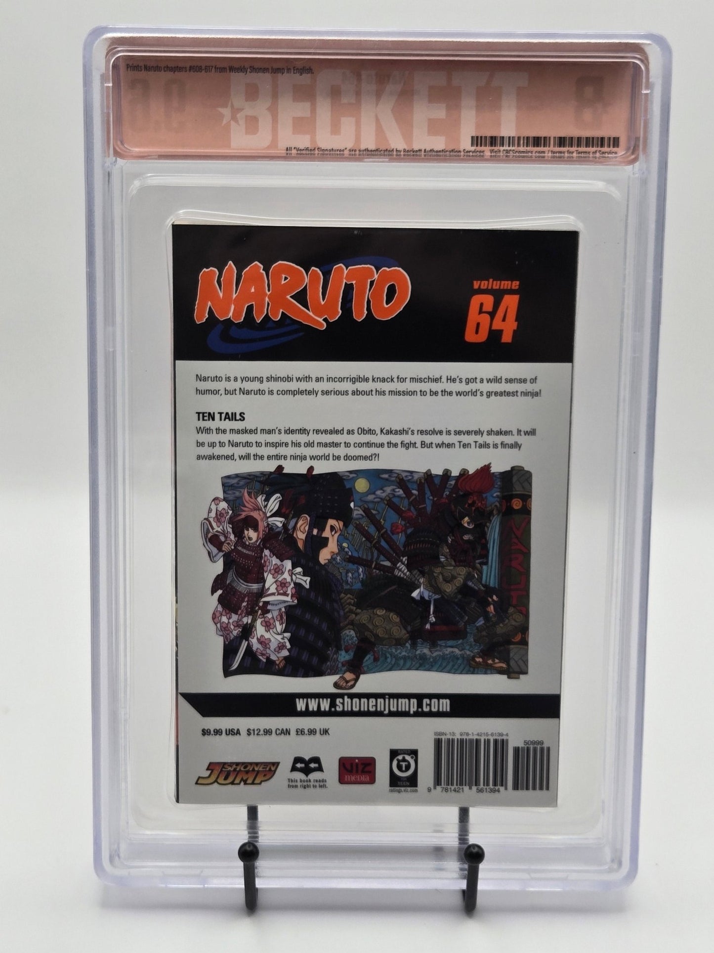 Naruto Vol. 64 BGS 9.6 English Graded Manga