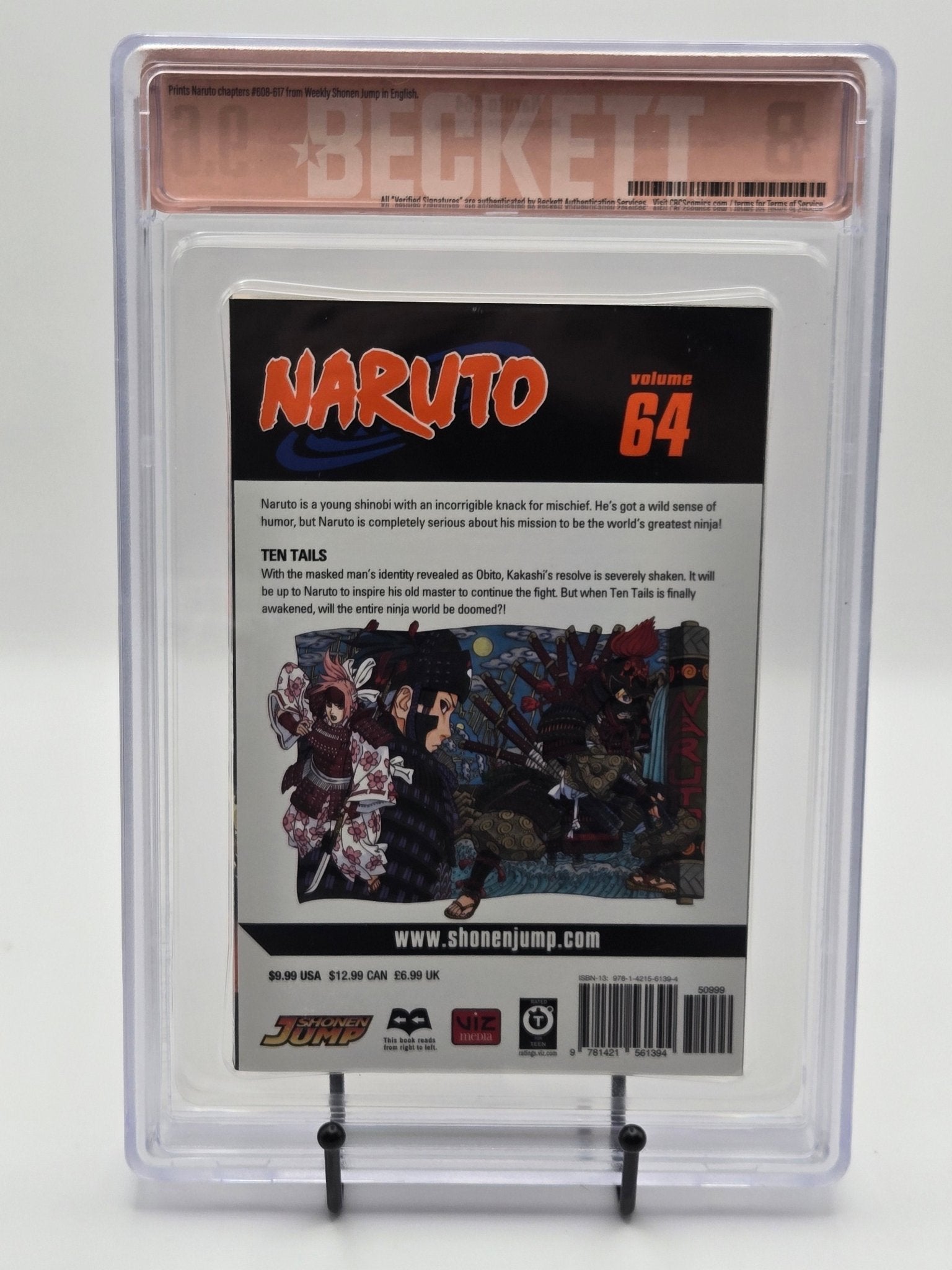 Naruto Vol. 64 BGS 9.6 English Graded Manga