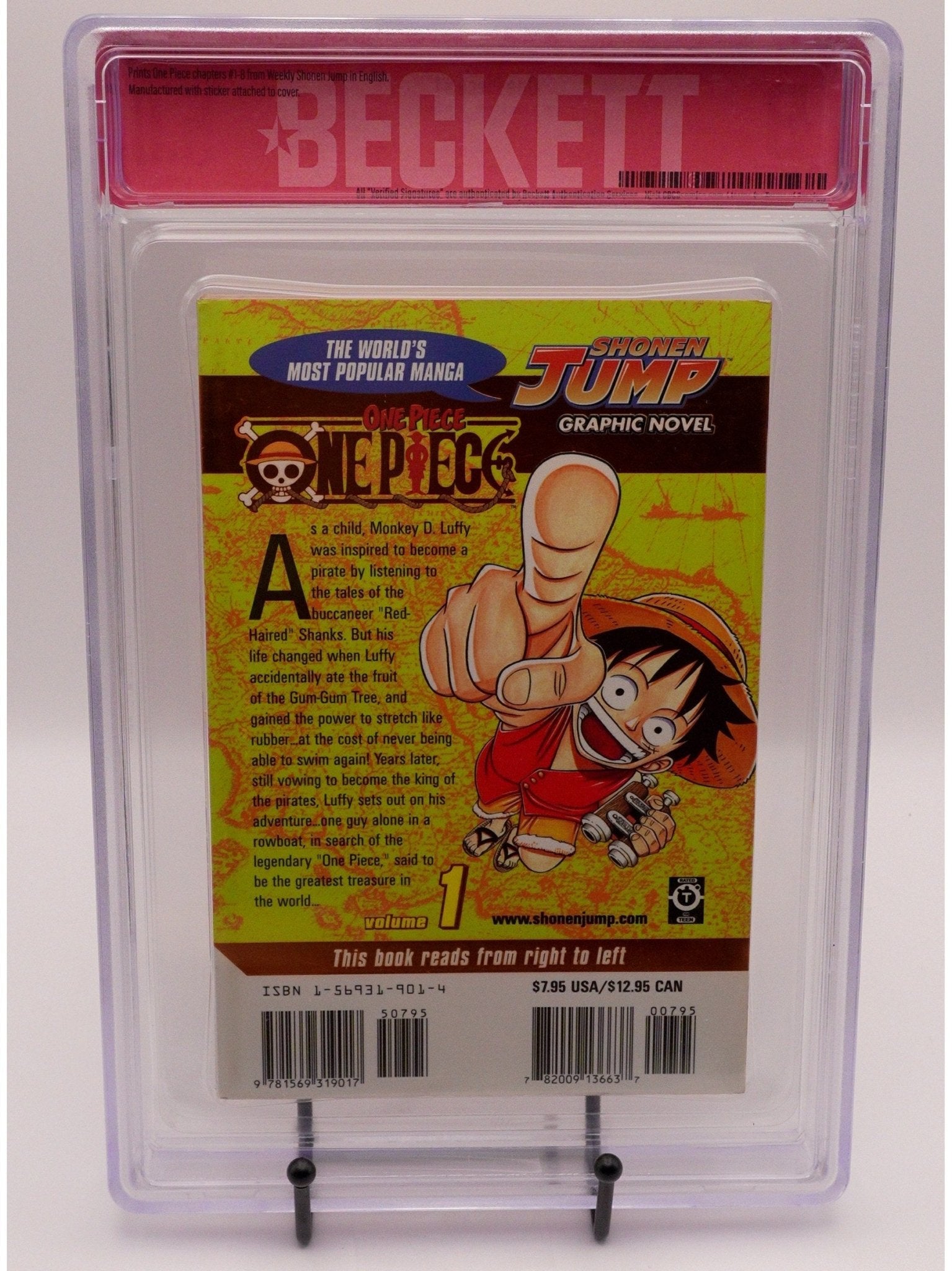 One Piece Vol. 1 BGS 5 English Manga 1st Printing