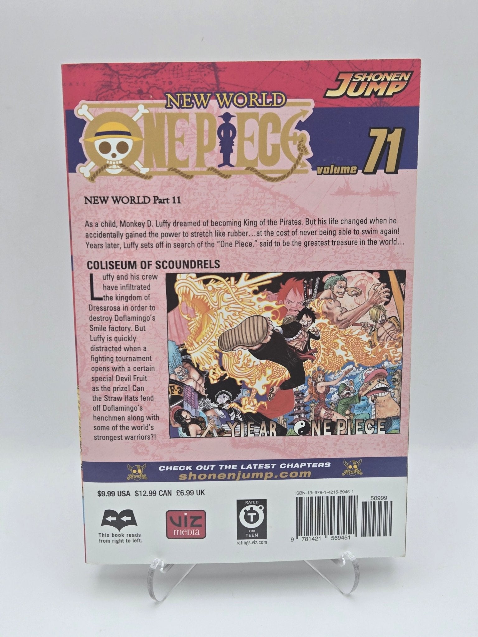 One Piece Vol 71 1st Printing English Manga (Very Fine)