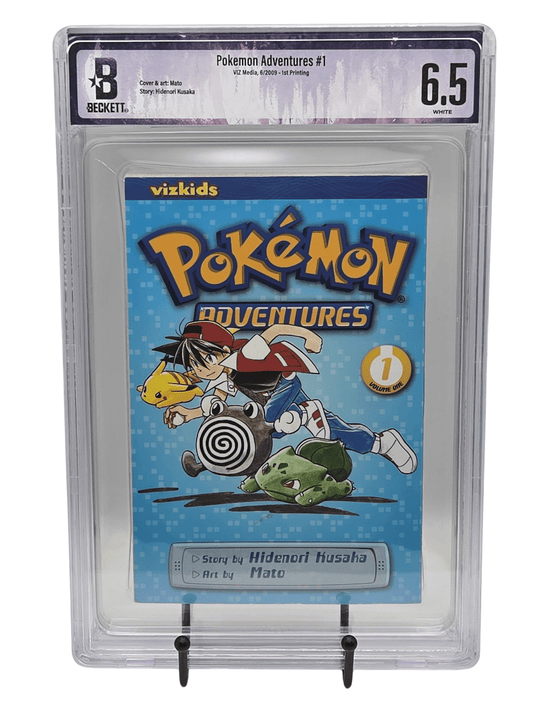 Pokemon Adventures is Vol. 1 BGS 6.5 English Graded Manga