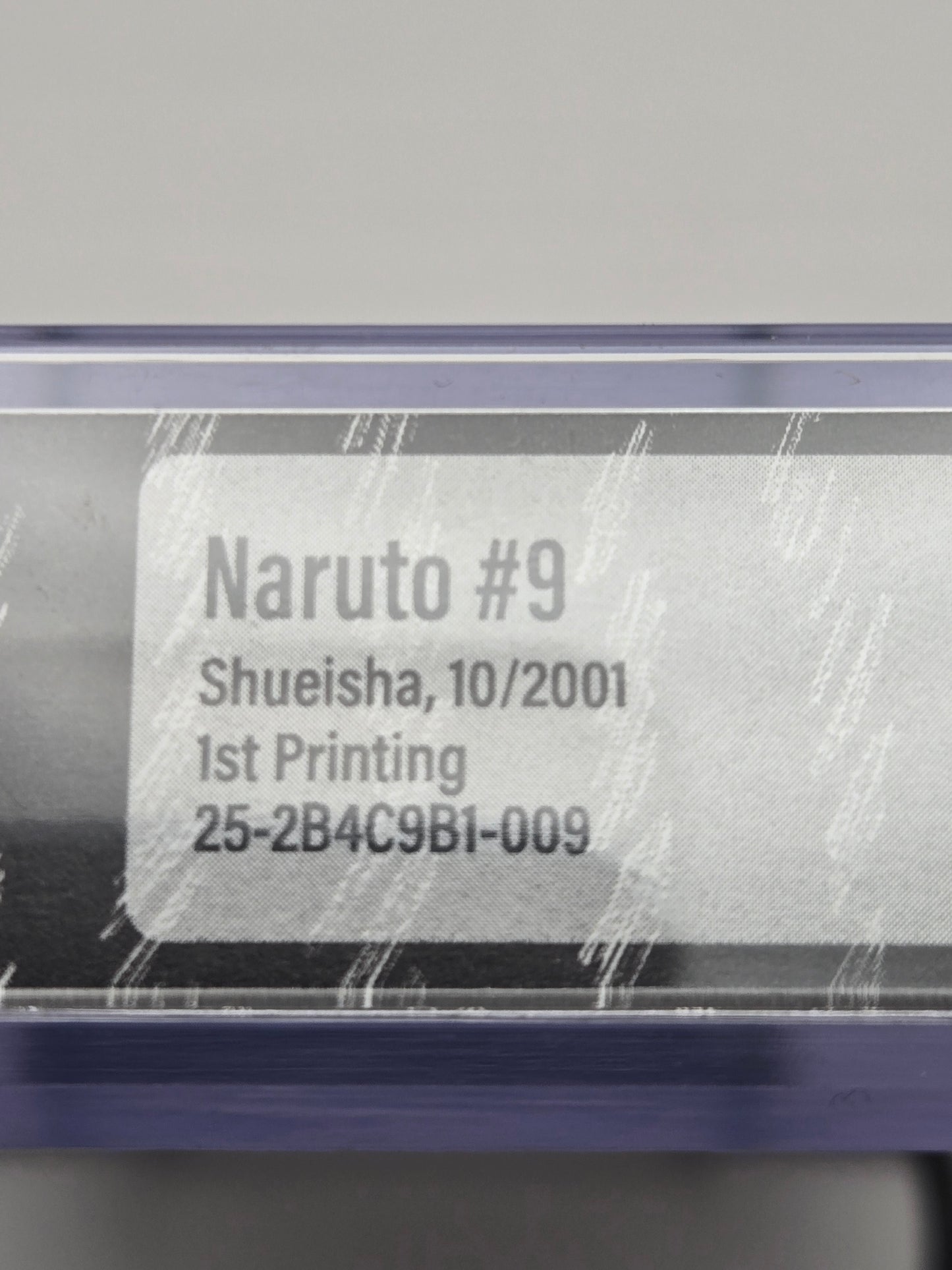 Naruto Vol. 9 BGS 9.2 Japanese Graded Manga