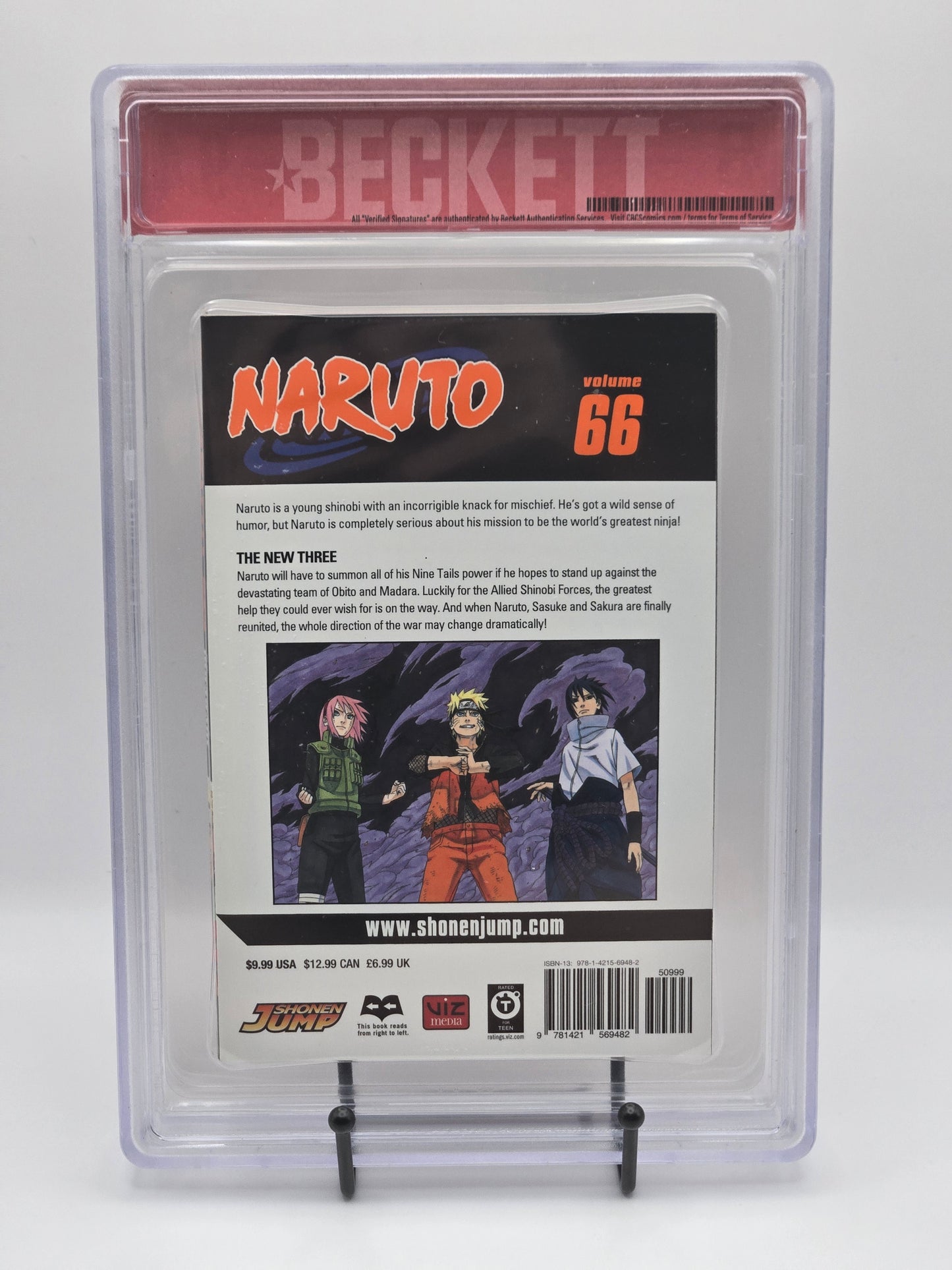 Naruto Vol. 66 BGS 9.4 English Graded Manga