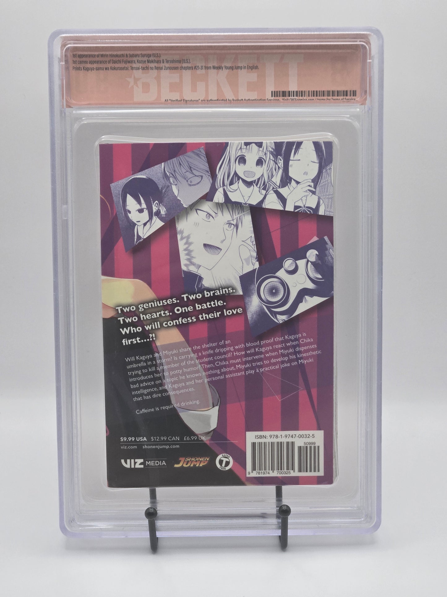 Kaguya-sama Love is War Vol. 3 BGS 9 English Graded Manga