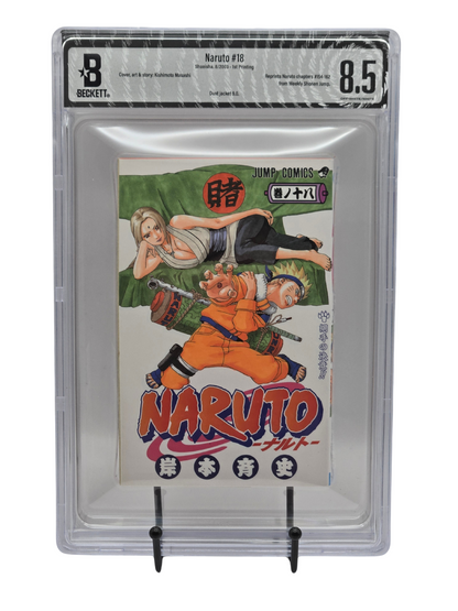 Naruto Vol. 18 BGS 8.5 Japanese Graded Manga