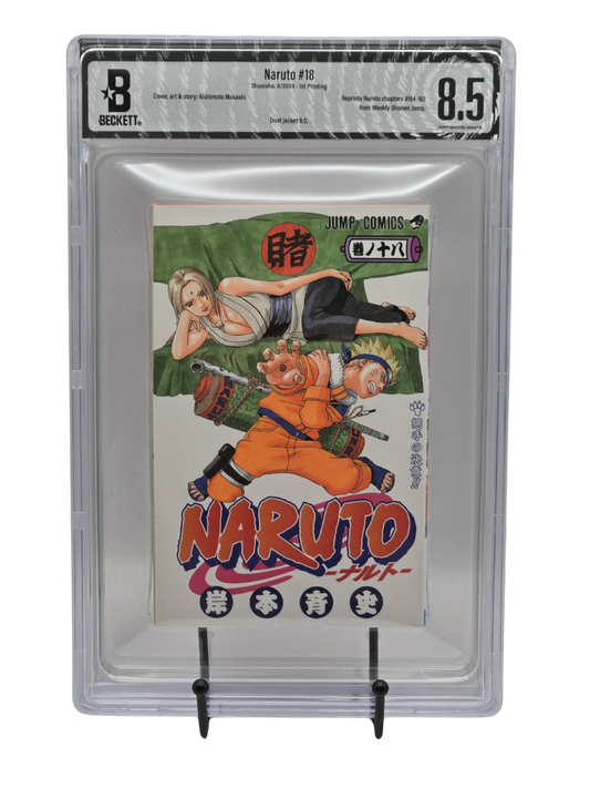 Naruto Vol. 18 BGS 8.5 Japanese Graded Manga