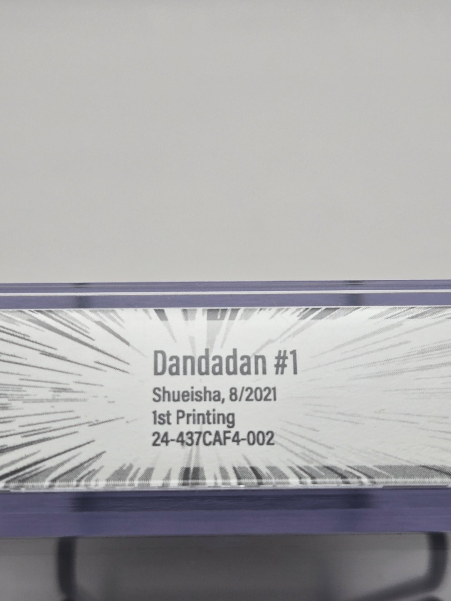 Dandadan Vol. 1 BGS 9.6 Japanese Manga w/Obi