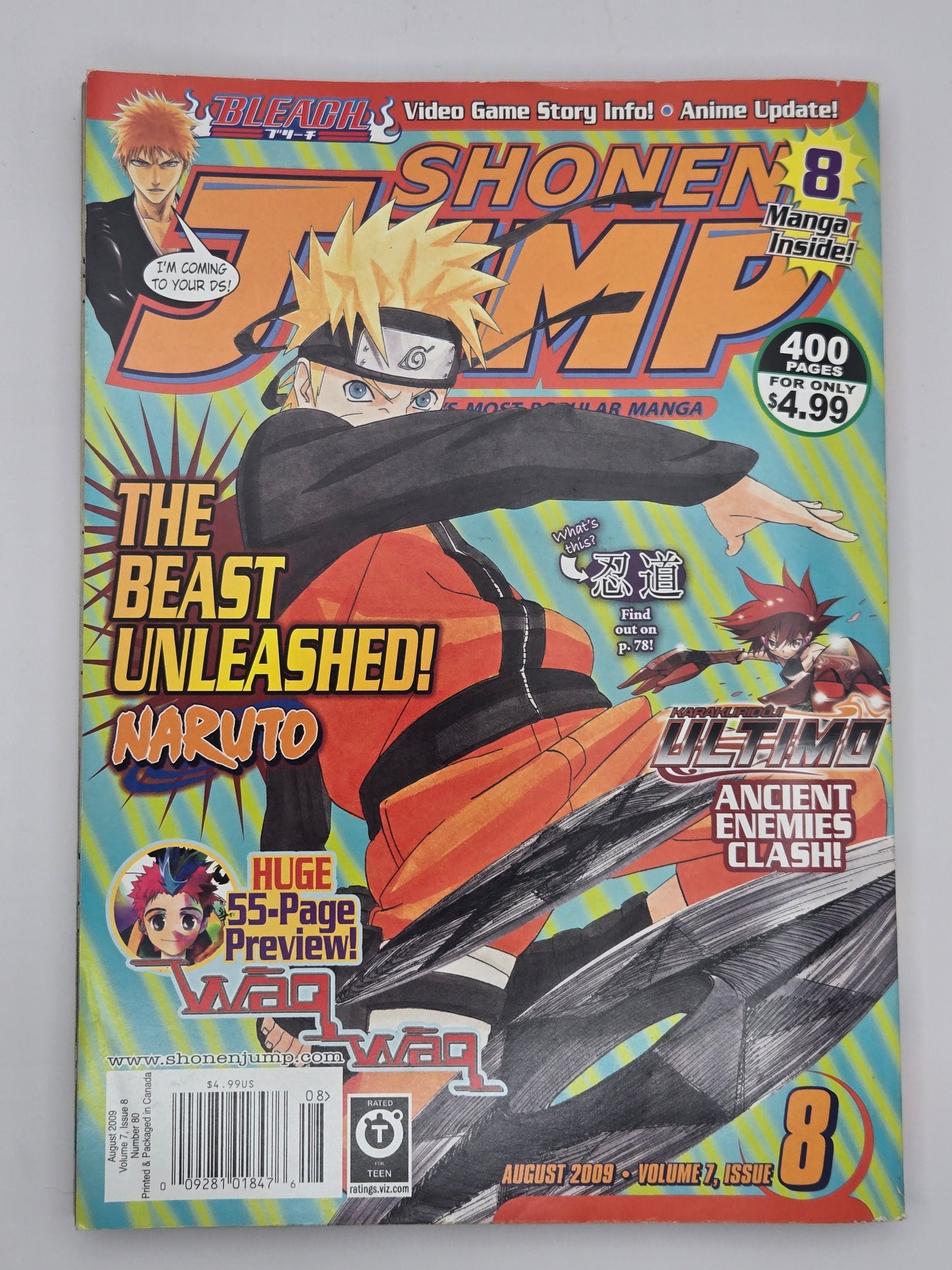 Shonen Jump English Magazine Viz 2009 (Jan-Dec) Choose your own
