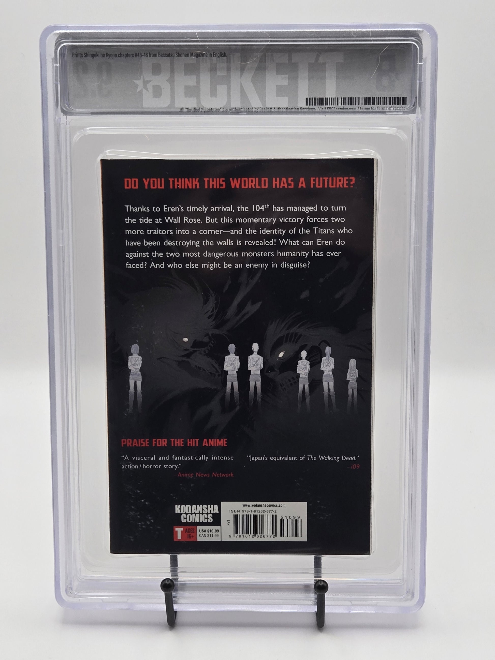 Attack on Titan Vol. 11 BGS 9.2 English Graded Manga-Graded Manga-West Blue Collectibles