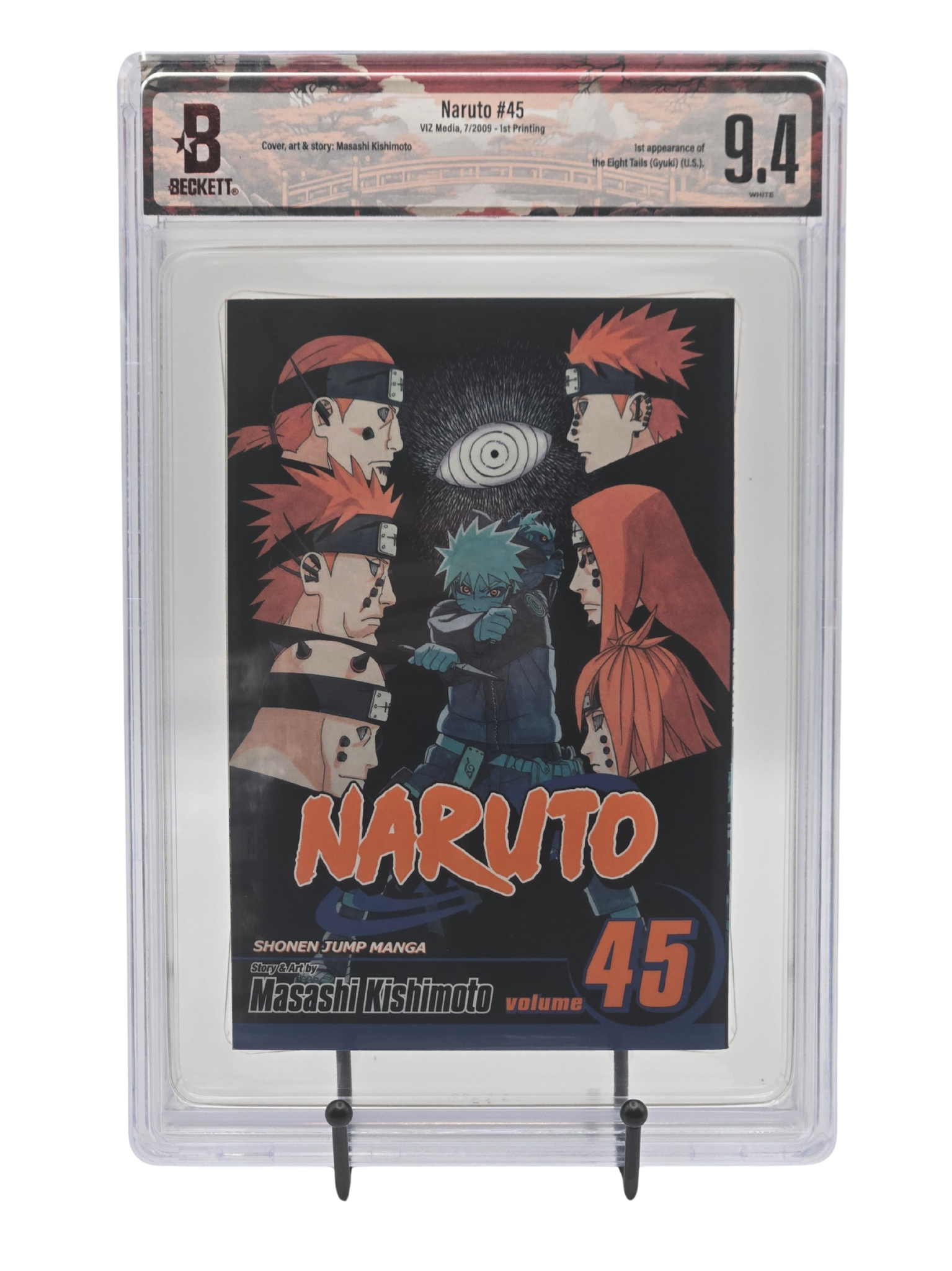 Naruto Vol. 45 BGS 9.4 English Graded Manga-Graded Manga-West Blue Collectibles