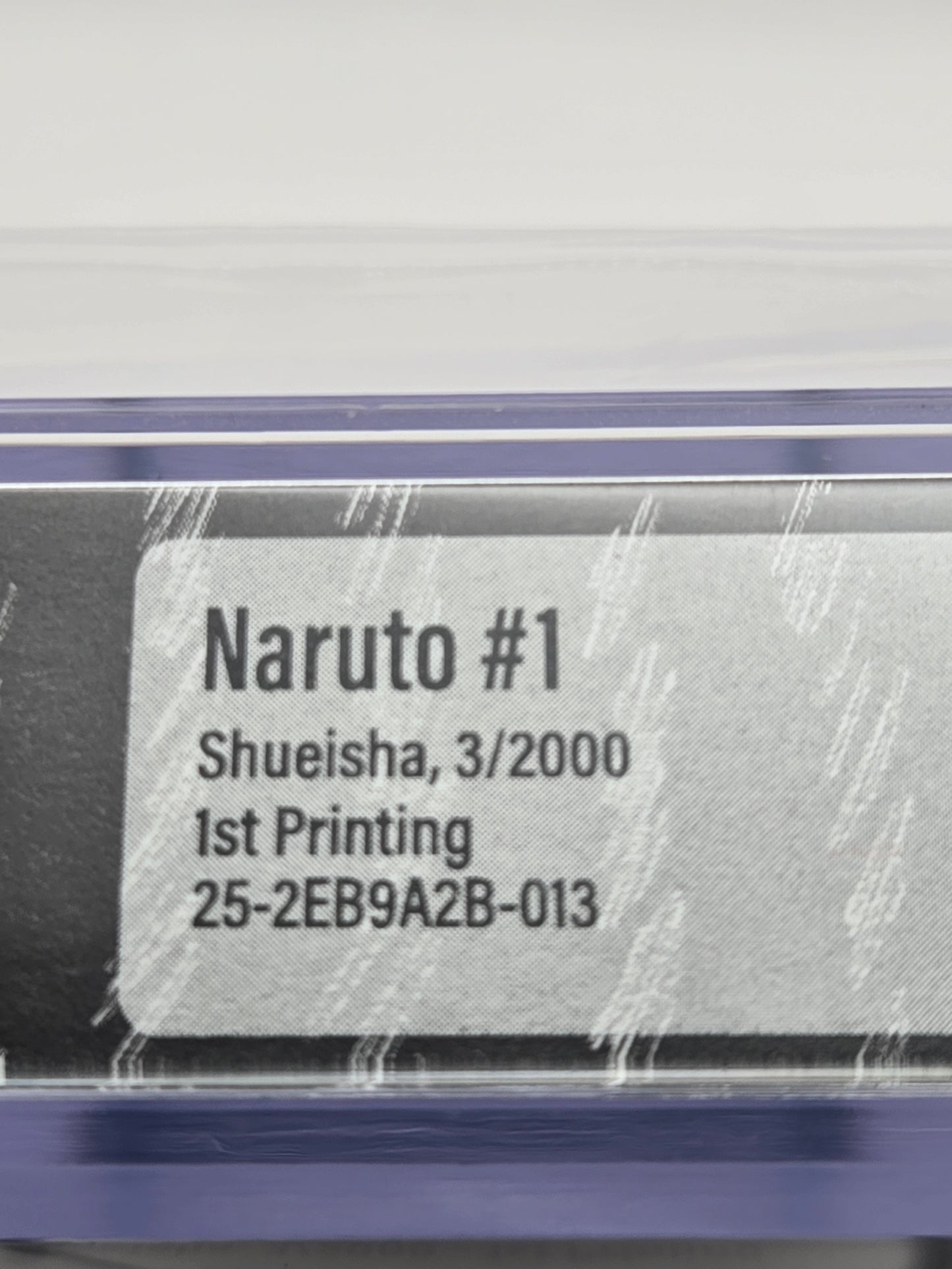 Naruto Vol. 1 BGS 7 Japanese Manga