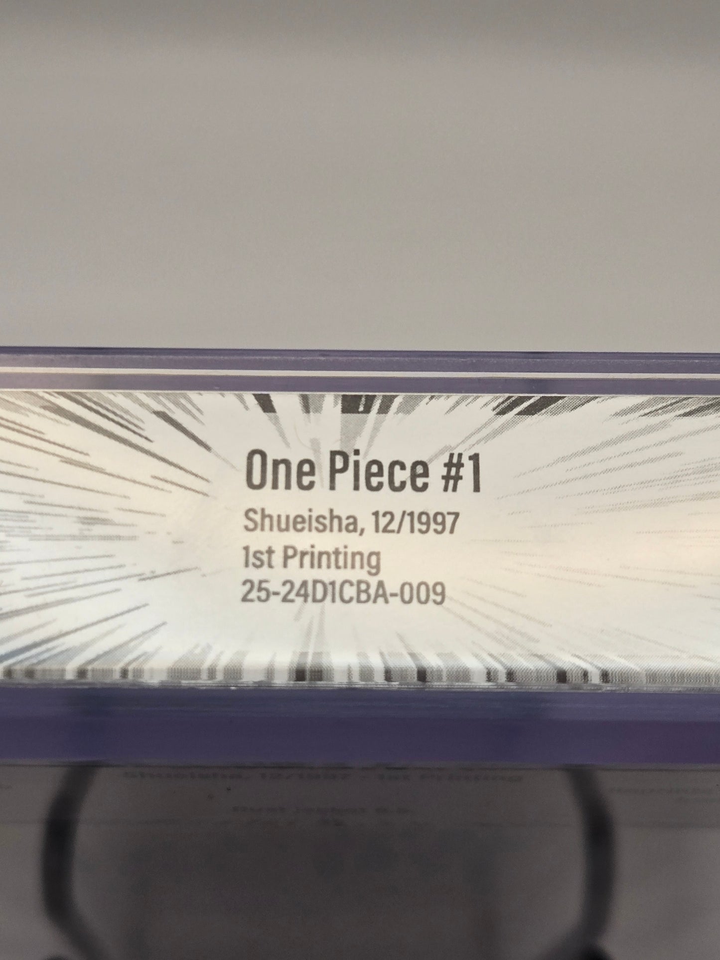 One PIece Vol. 1 BGS 9.2 Japanese Manga