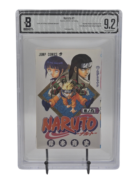 Naruto Vol. 9 BGS 9.2 Japanese Graded Manga