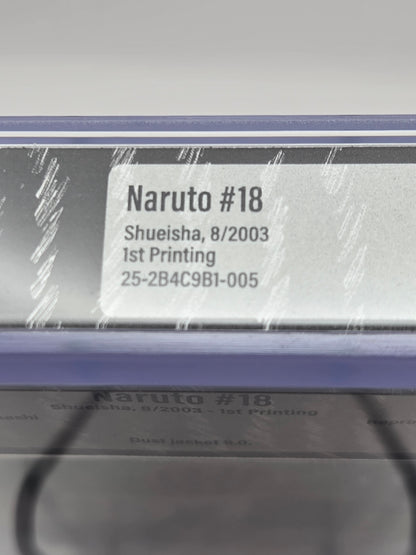 Naruto Vol. 18 BGS 8.5 Japanese Graded Manga