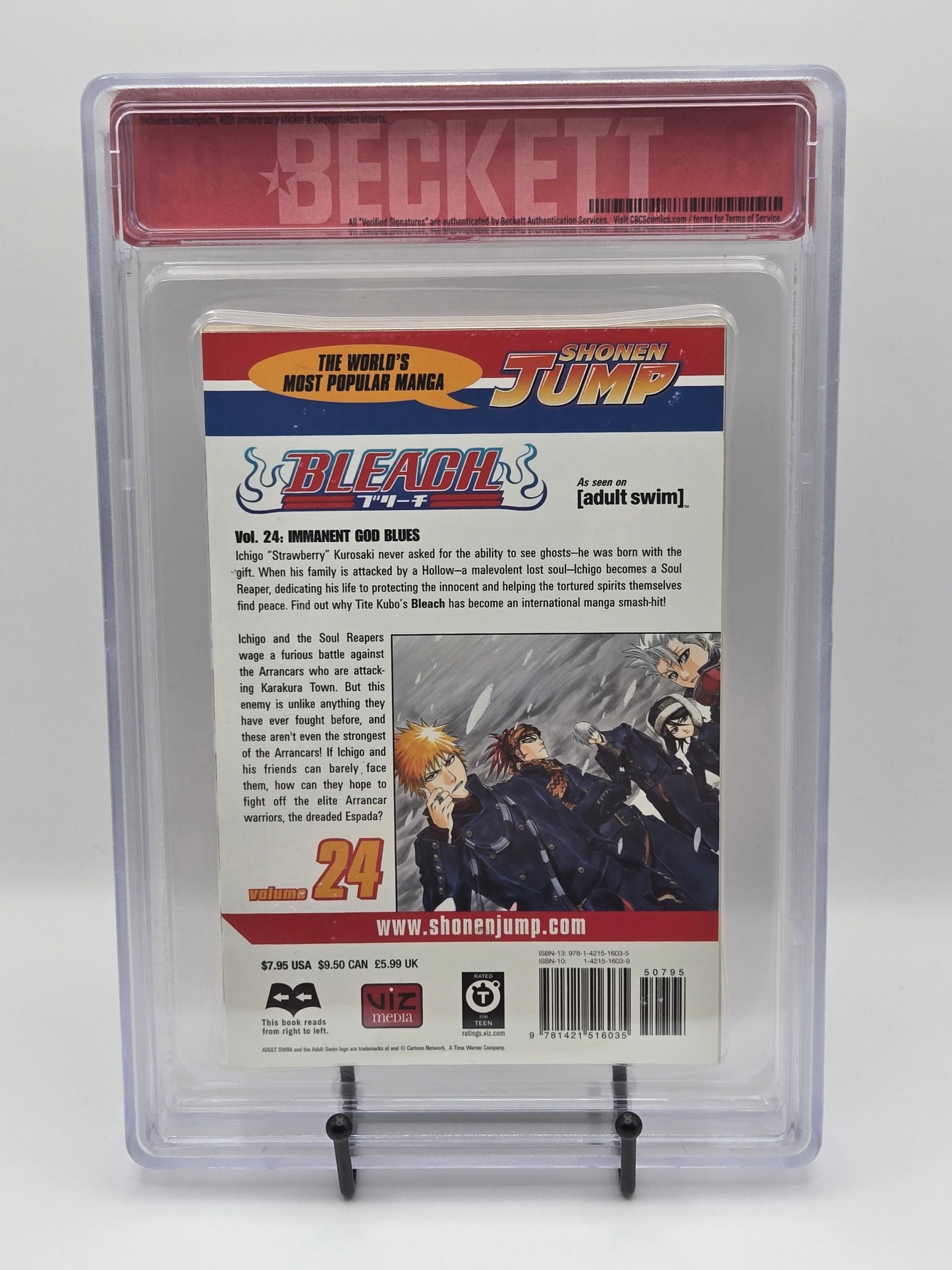 Bleach Vol. 24 BGS 8.5 English Graded Manga