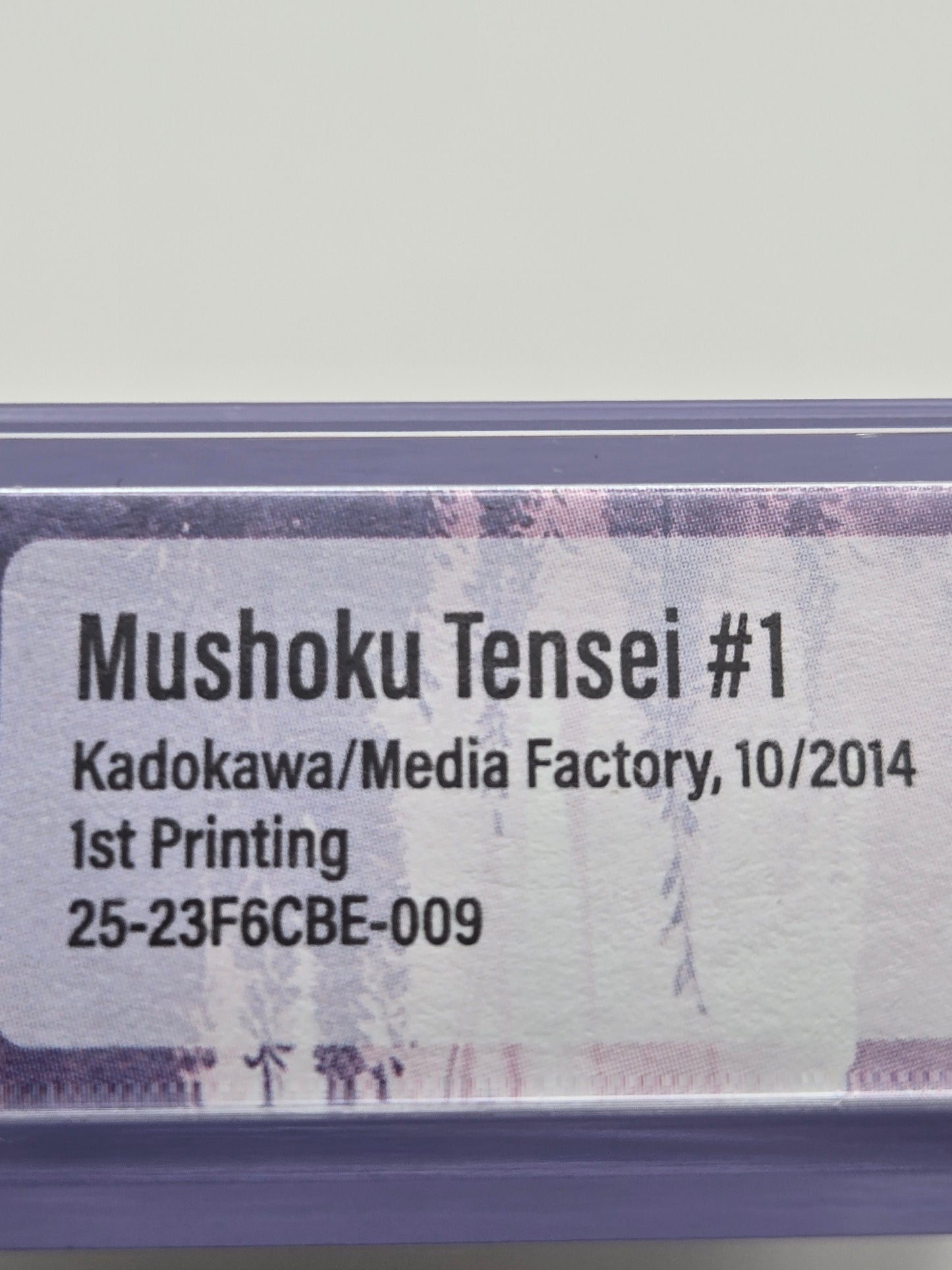 Mushoku Tensei Vol. 1 BGS 9.8 Japanese Manga