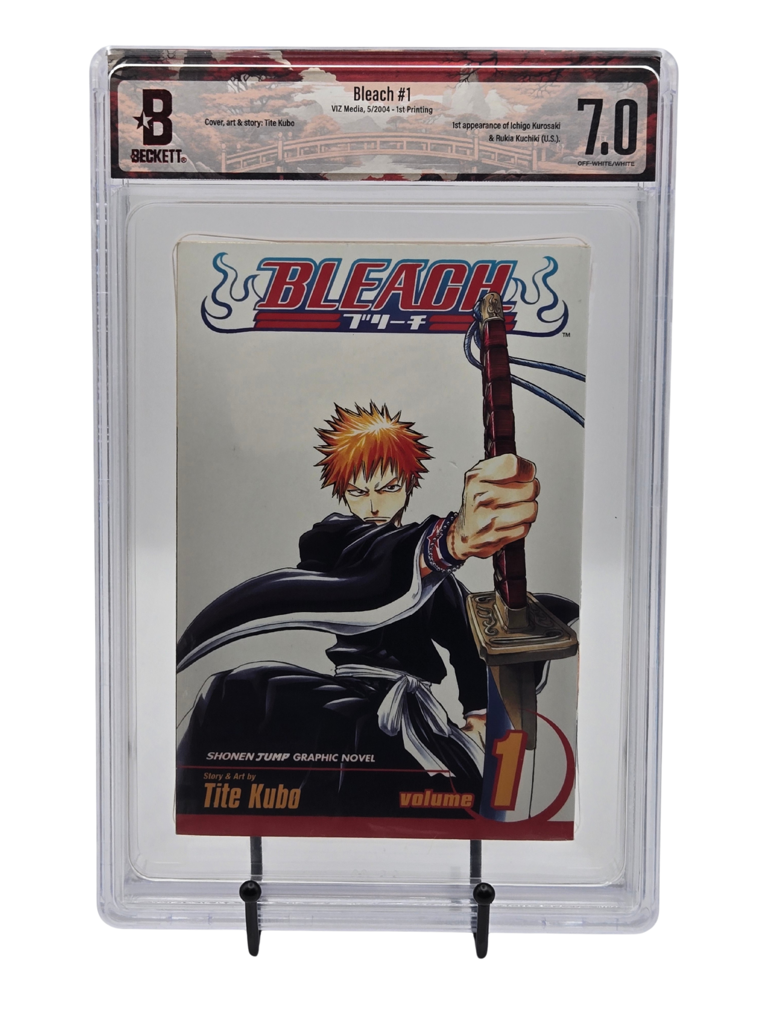 Bleach Vol. 1 BGS 7 English Graded Manga-Graded Manga-West Blue Collectibles