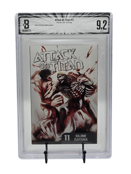 Attack on Titan Vol. 11 BGS 9.2 English Graded Manga-Graded Manga-West Blue Collectibles