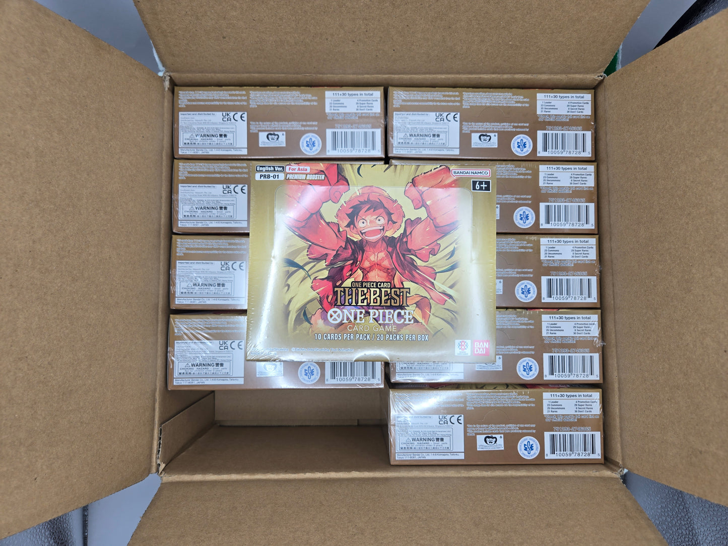 One Piece TCG The Best [PRB-01] Premium Booster Box English Factory Sealed! *For Asia*