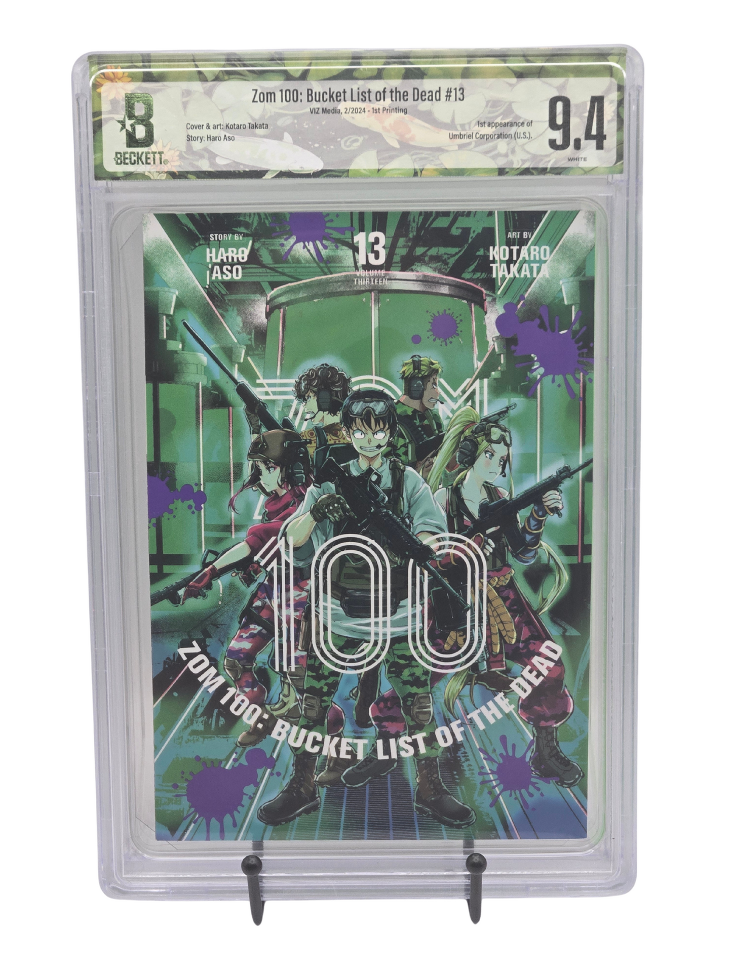 Zom 100 is Vol. 13 BGS 9.4 English Graded Manga