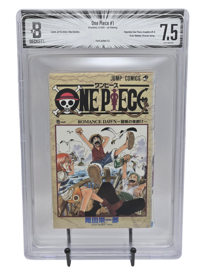 One PIece Vol. 1 BGS 7.5 Japanese Manga