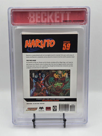 Naruto Vol. 59 BGS 9.4 English Graded Manga